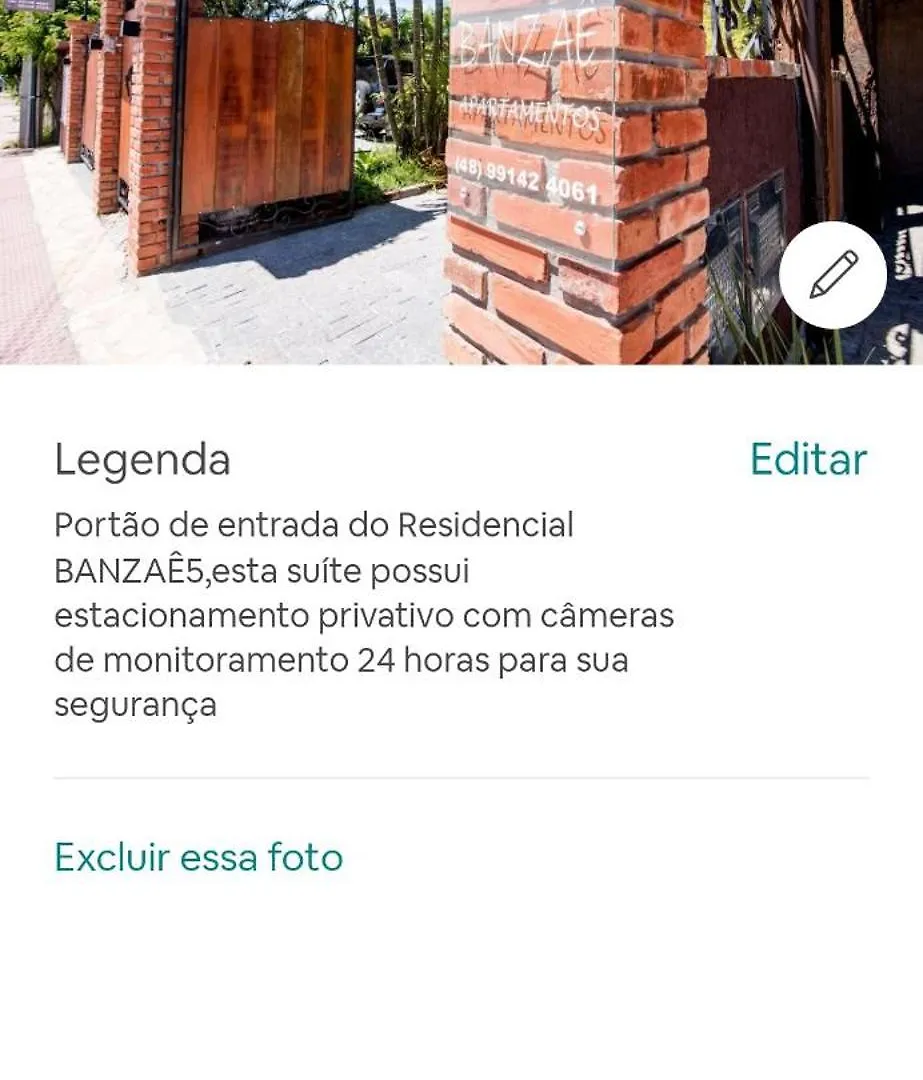 Residencial Banzae Apartment Garopaba 0*,  Brazil